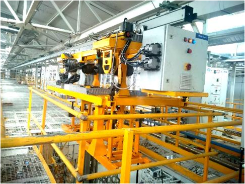 Industrial machine and production line at a Nextech facility